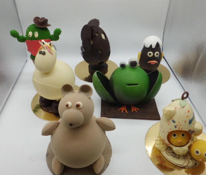 Pièces en chocolat