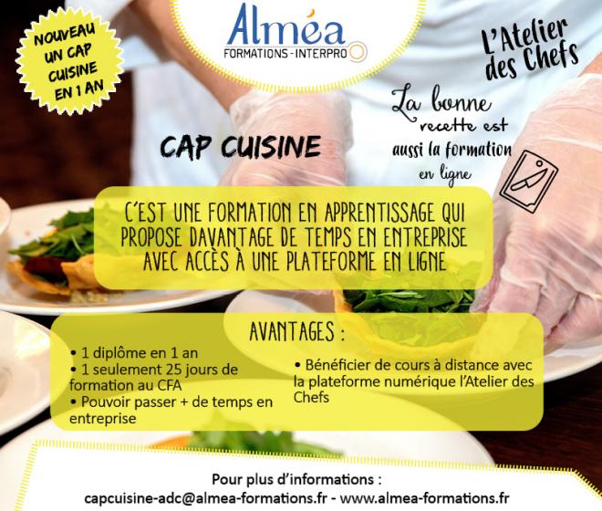 CAP Cuisine en 1 an